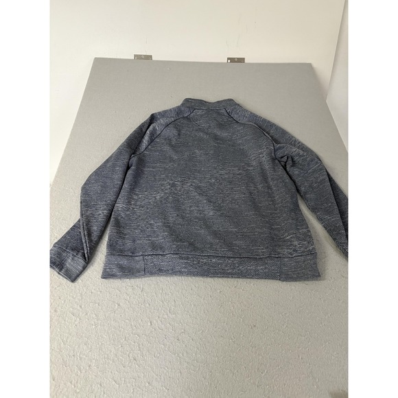 Greg Norman Sweatshirt Men's Unknown Size Blue Quarter Zip Fleece Pullover - Picture 6 of 6